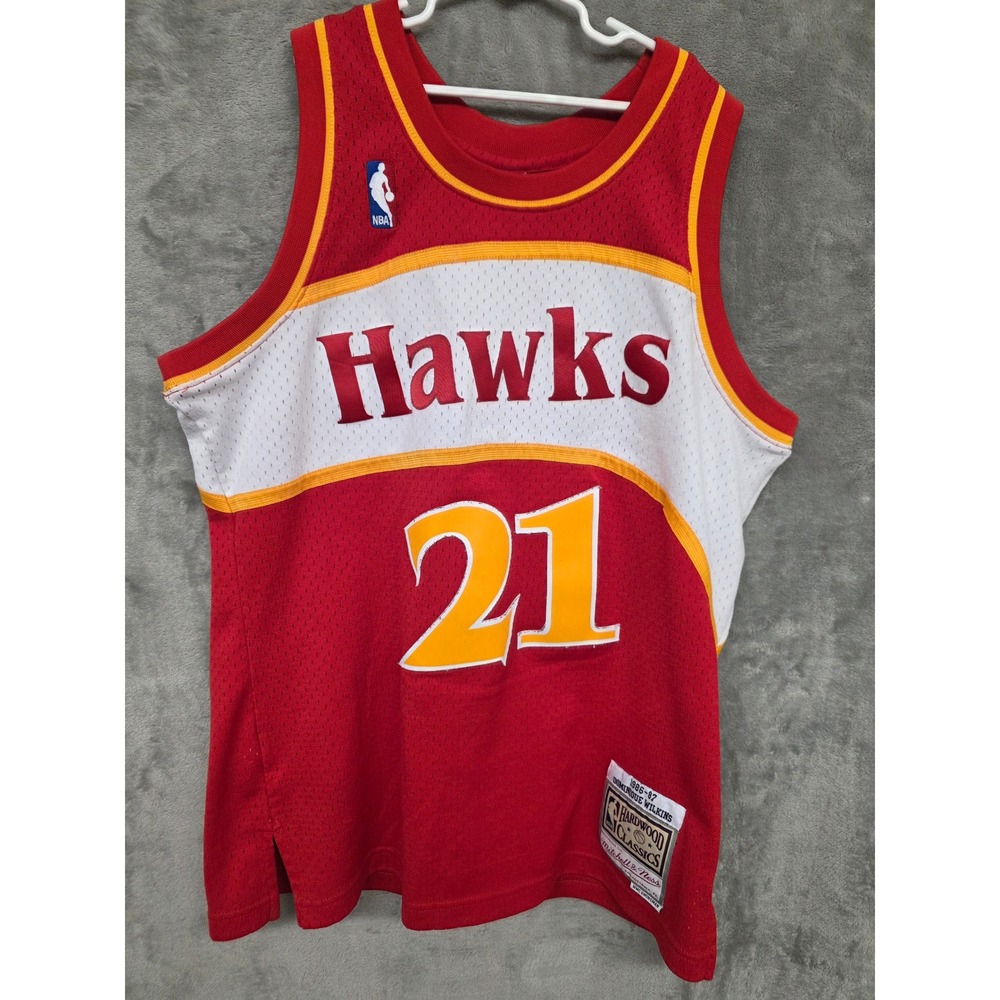 Mitchell & Ness Dominique Wilkins Atlanta Hawks 1986-87 Swingman Jersey Mens M